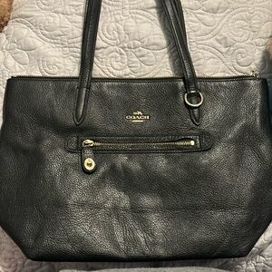 Coach Black leather purse ￼